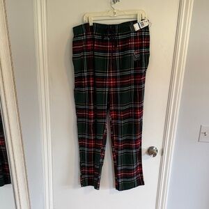 Nautica Plaid Men's Pajama Pants - Red and Green